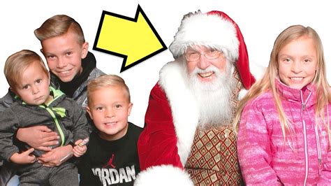 Kids Meet The Real Santa Claus 🎅🏻🎄🎁 Youtube