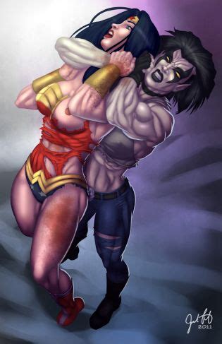Wonder Woman Vs Starfire Superhero Catfights Female Wrestling Combat Luscious Hentai Manga