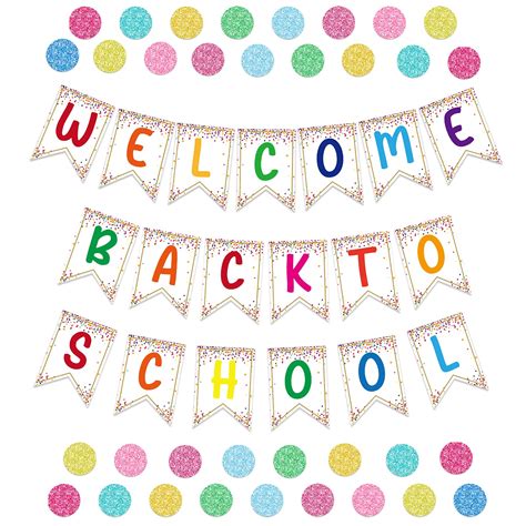 Buy Flyab 55 Pcs Welcome Bulletin Board Classroom Decorations Confetti