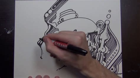 Sharpie Drawing W Drawing Sounds Youtube