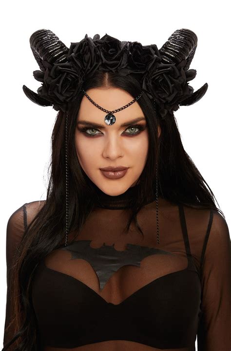 These Arent Just Any Ram Horns This Mystical Ram Horn Headpiece Features Black Ram Horns