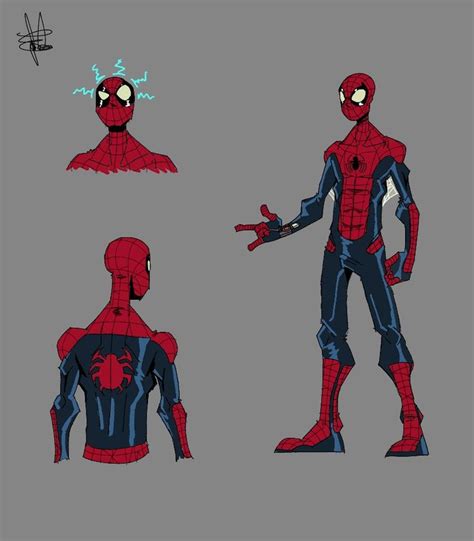 Spiderman Fanmade Design N°5 In 2022 Spiderman Sketches Spiderman