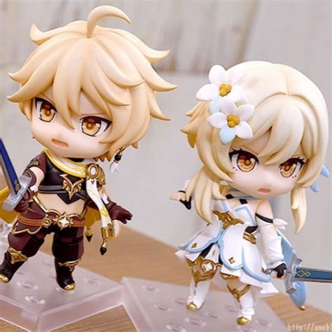 Preview De Las Nendoroids De Traveler Aether Y Traveler Lumine De