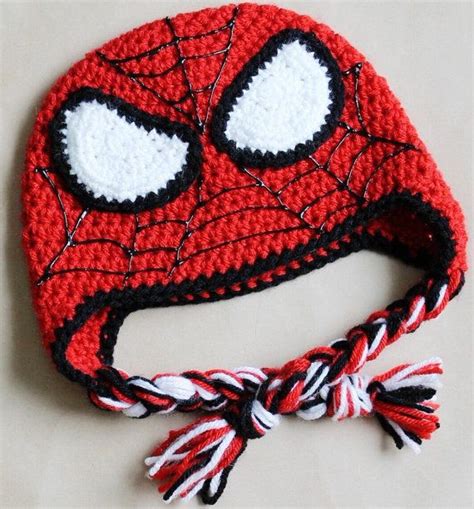 Crochet El Sombrero De Spiderman Diferentes Por Handmadebykayley