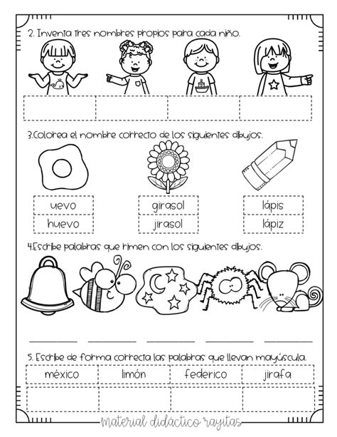 2° Grado Y 2º De Primaria Examen DiagnÓstico Imagenes Educativas