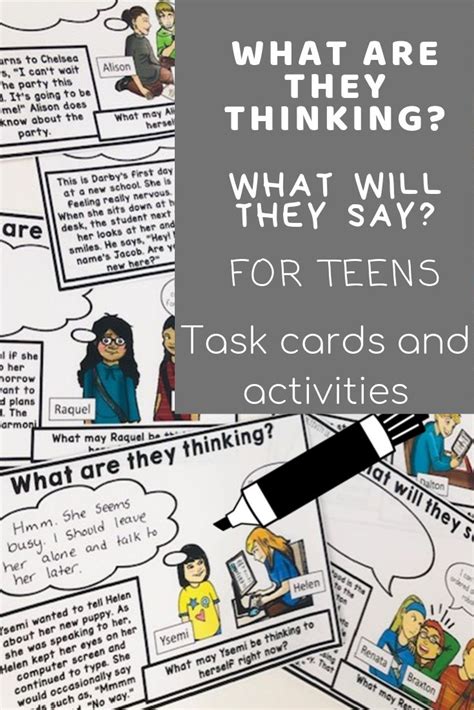 Perspective Taking Activities For Teens Print And Digital Task