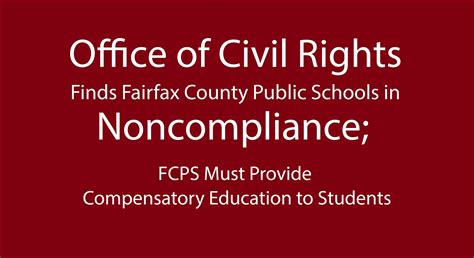 Office Of Civil Rights Finds Fairfax County Public Schools In