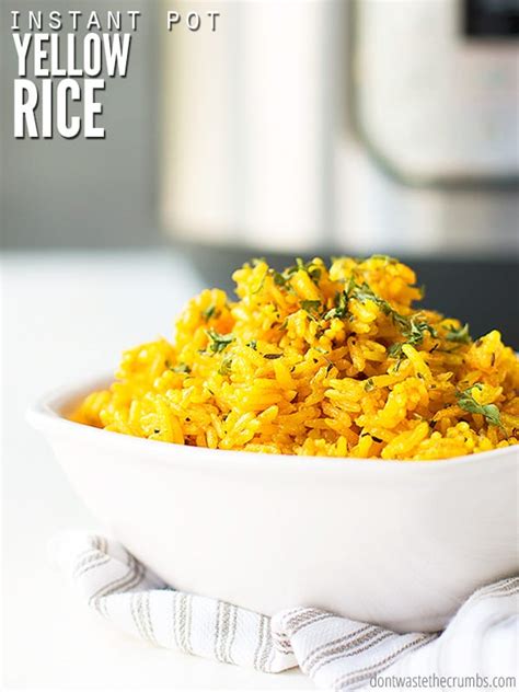 Do not open the lid for the next 20 mnts. Best Easy Instant Pot Yellow Rice (made from scratch)