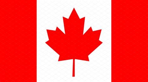 Canada Flag Flag Of Canada Vector Icons Creative Market