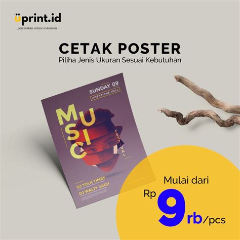 Jasa Cetak Poster Murah Bersama Uprintid Uprintid