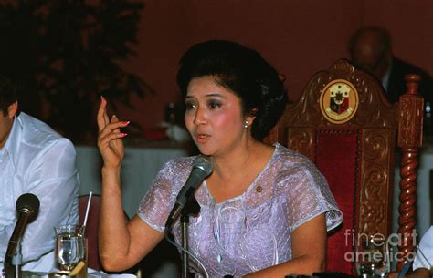 First Lady Imelda Marcos Speaking At Photograph By Bettmann Pixels