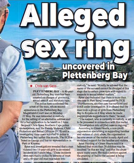 Alleged Sex Ring Pressreader