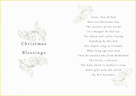 Religious Free Printable Christmas Card Templates