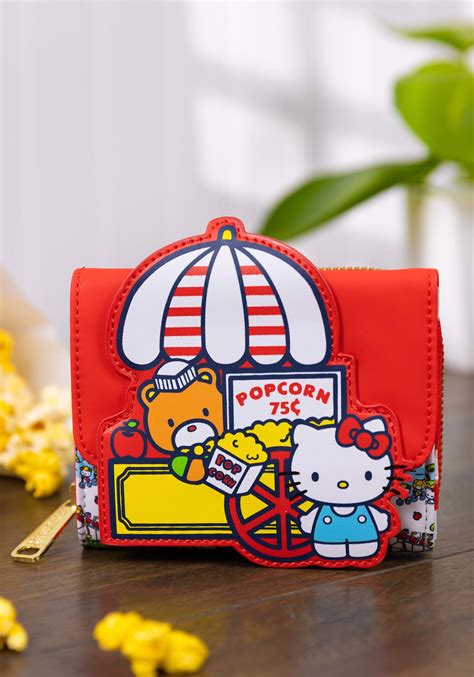 Loungefly Hello Kitty And Friends Carnival Flap Wallet