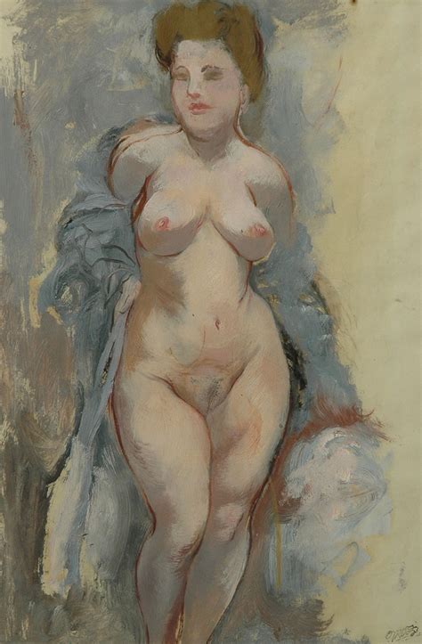 George Grosz Paintings Prev For Sale Standing Nude The Artist S Wife