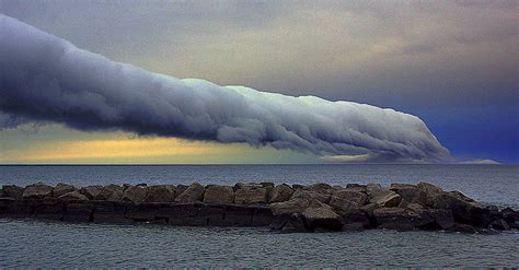 Roll Cloud Over Lake Erie Photograph By Robert Bodnar Pixels