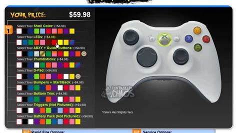 Build Your Own Custom Controller Xbox 360 Controlle