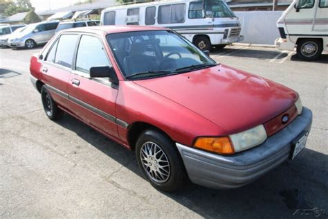 1991 Ford Escort Lx Automatic 4 Cylinder No Reserve For Sale Ford