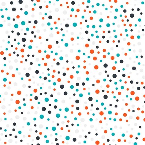 Colorful Polka Dots Seamless Pattern On White 26 Background Fine