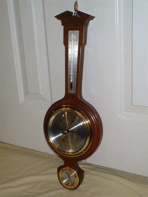 Taylor Weather Instrument Barometer Thermometer By Pbclocks