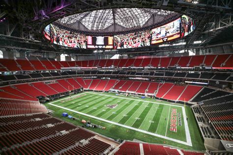 Join the brotherhood and be ready to rise up! A Bird's-Eye View Of Mercedes-Benz Stadium, Atlanta's Epic ...