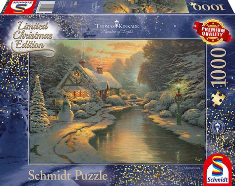 Schmidt Spiele 59492 Thomas Kinkade Christmas Eve Limited Edition 1000