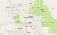 Map of Tucson, AZ - Pepper Viner