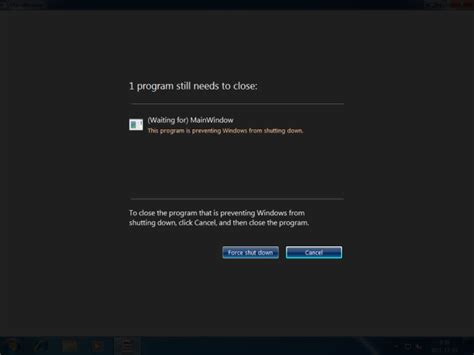 Winapi Preventing Windows 7 Embedded Standard Shutdown Stack Overflow
