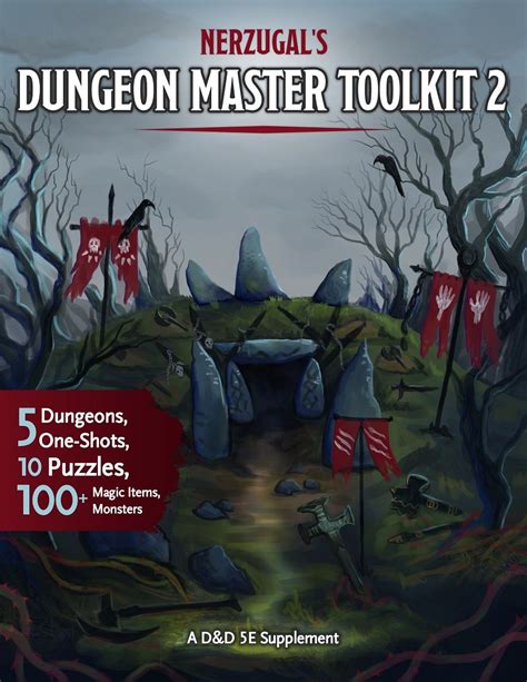 One title uses the word master and the other uses master's. Nerzugal's Dungeon Master Toolkit 2 | Dungeons and dragons books, Dungeon master's guide ...