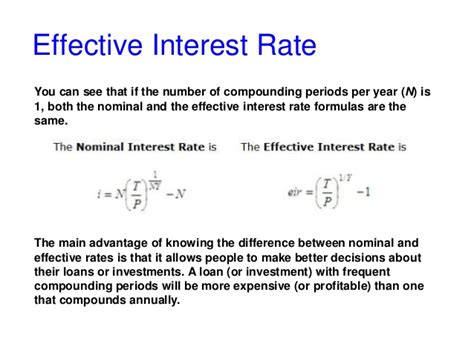 Effective interest rate is a crucial term. Nominal and effective interest rate with Matlab