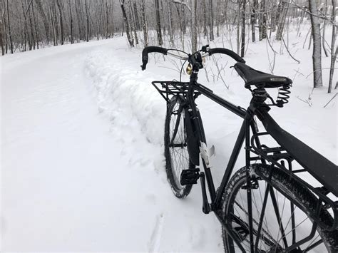The most perfect snowy ride home : r/bikecommuting