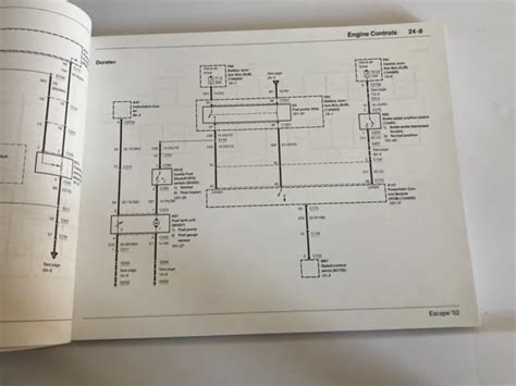 Ford Escape Wiring Diagrams Schematics Pinouts Dealer Service Manual Picclick Uk