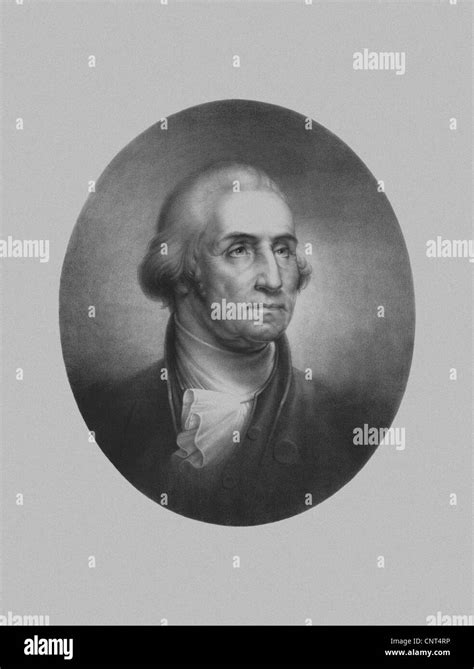 Vintage American History Print Of The Bust Of President George