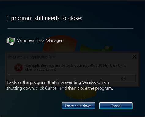 Shutdown Windows 7 Without Prompting Force Shutdown