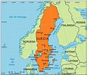 Mapa de Suecia - datos interesantes e información sobre el país