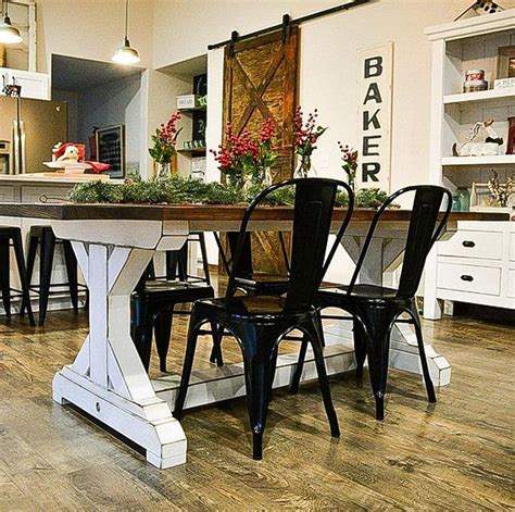 Great Farmhouse Kitchen Tables Ideas Perfect For Your Ordinary Kitchen