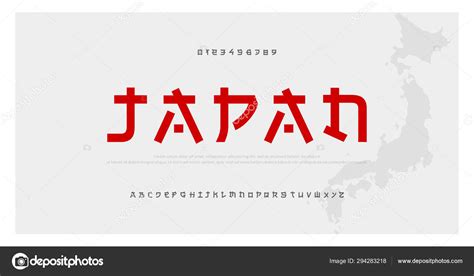 Modern Japanese Font
