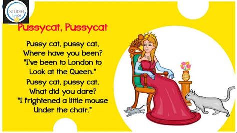 Pussy Cat Pussy Catlearn Poempussy Catpussy Cat Pussy Cat Where