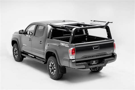 Syneticusa Retractable Hard Tonneau Cover With Cargo Rack Kit Fits 2016