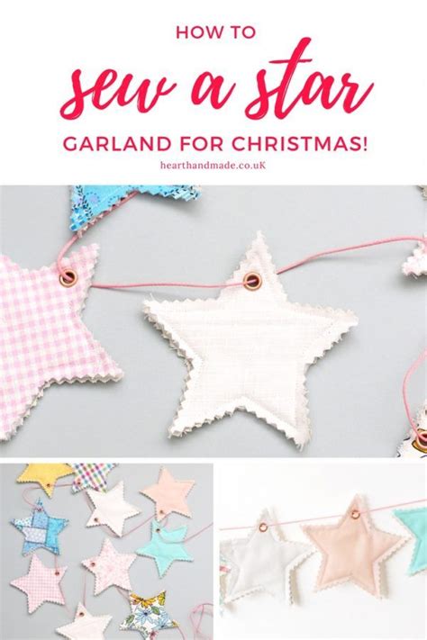 Ready To Learn How To Make A Star Garland For Christmas Sewing