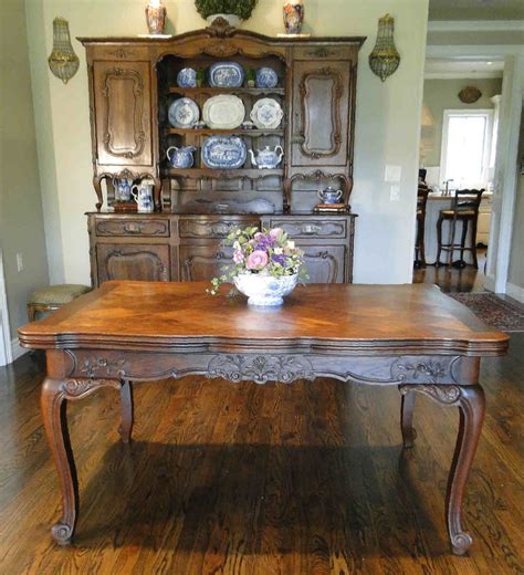 Maybe you would like to learn more about one of these? Lovely Parquet Top Antique French Country Oak Dining Table ...