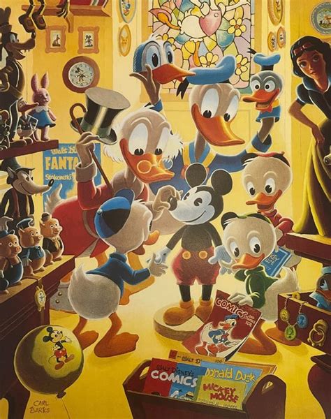 Carl Barks Print With Signature Insert In Uncle Walt S Catawiki