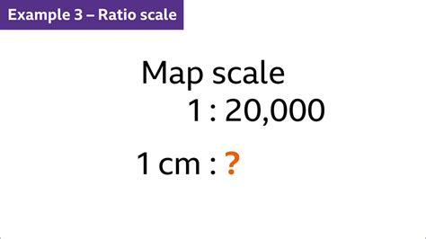 Map Scales And Ratio Ks3 Maths Bbc Bitesize Bbc Bitesize