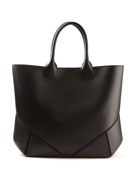 Givenchy Black Leather Tote Bag In Black Lyst