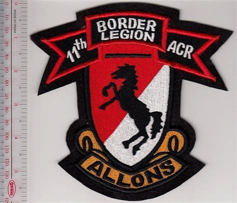 Cavalry Us Army Vietnam 11th Armored Cavalry Regiment Acr Border Legion
