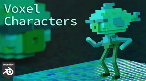 Rig Magicavoxel Characters In Blender Youtube