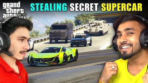 Stealing Techno Gamerz Secret Supercar Gta 5 Gameplay 1 Youtube