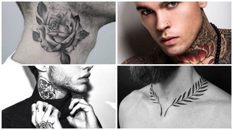Tatuajes En El Cuello Para Hombres Pequeños