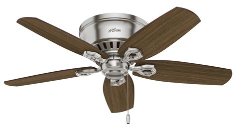 Hampton bay am212 wh glendale 42 in indoor white ceiling, monte carlo 3clyr42rzwd ceiling fan with light 42 inch, , stylish flush mount ceiling fan without light nice, progress lighting airpro builder 42 in indoor white ceiling. Hunter Builder Low Profile 3-Light 42" Indoor Ceiling Fan ...