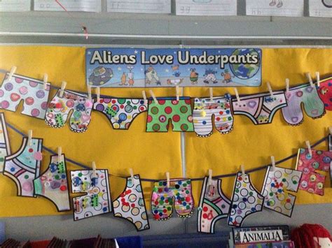 Literacy Aliens Love Underpants Display Classroom Display Book